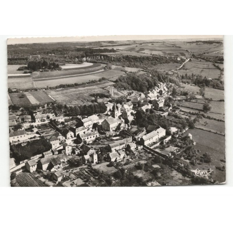 BUSSY-le-GRAND: vue générale, rue de la montagne vue aérienne 10X15 - très bon état