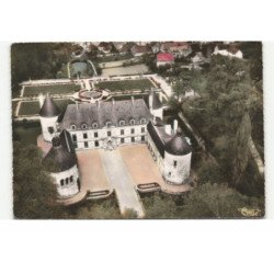 BUSSY-le-GRAND: château de bussy-rabutin, monument historique vue aérienne 10X15 - très bon état