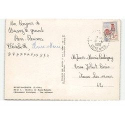 BUSSY-le-GRAND: château de bussy-rabutin, monument historique vue aérienne 10X15 - très bon état