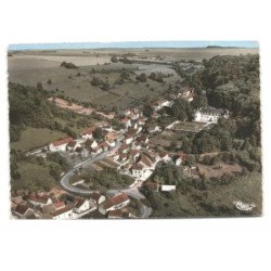 BUSSY-le-GRAND: la rue du château vue aérienne 10X15 - très bon état