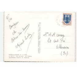 BIERRE-les-SEMUR: le château, actuellement colonie de vacances vue aérienne 10X15 - très bon état