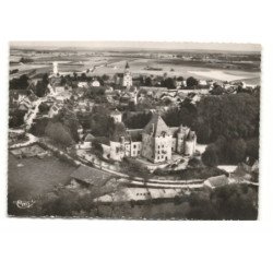 BEIRE-le-CHATEL: vue générale, au 1er pain, le château vue aérienne 10X15 - très bon état