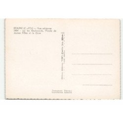 BEAUNE: les boulevards, l'école de jeunes filles et la gare vue aérienne 10X15 - très bon état