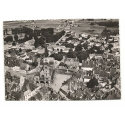 AUXONNE: sur la place d'armes vue aérienne 10X15 - très bon état