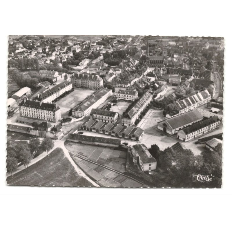AUXONNE: vue aérienne 10X15 - très bon état