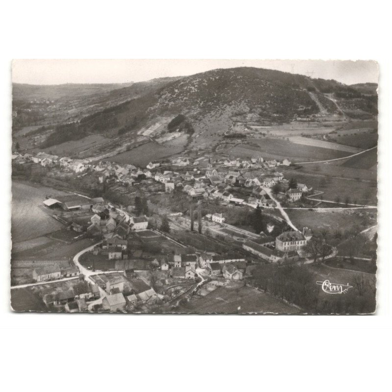 AGEY: vue générale vue aérienne 10X15 - très bon état