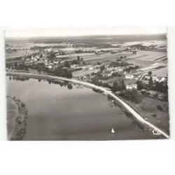 SAINT-SYMPHORIEN: vue générale et bords de la saöne vue aérienne 10X15 - très bon état