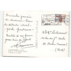 SAINT-SYMPHORIEN: vue générale et bords de la saöne vue aérienne 10X15 - très bon état