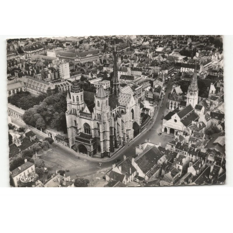 DIJON: cathédrale saint-bénigne vue aérienne 10X15 - très bon état