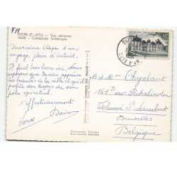 DIJON: cathédrale saint-bénigne vue aérienne 10X15 - très bon état