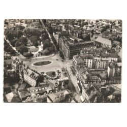 DIJON: place darcy et jardin darcy vue aérienne 10X15 - très bon état
