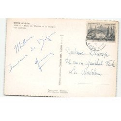 DIJON: place du théâtre et le théâtre vue aérienne 10X15 - très bon état