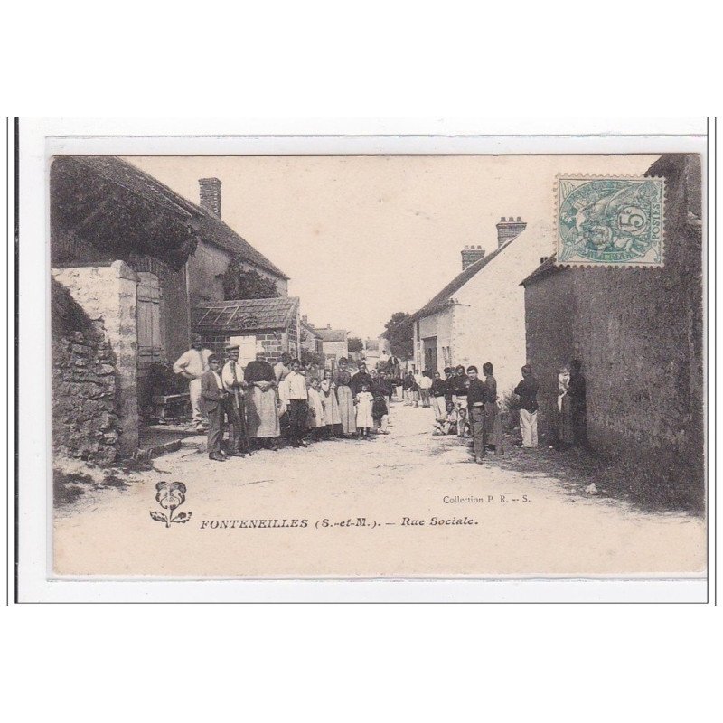 FONTENEILLES : rue sociale - tres bon etat