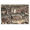 DIJON: place de la libération l'hôtel de ville église notre-dame et tour de bar vue aérienne 10X15 - très bon état