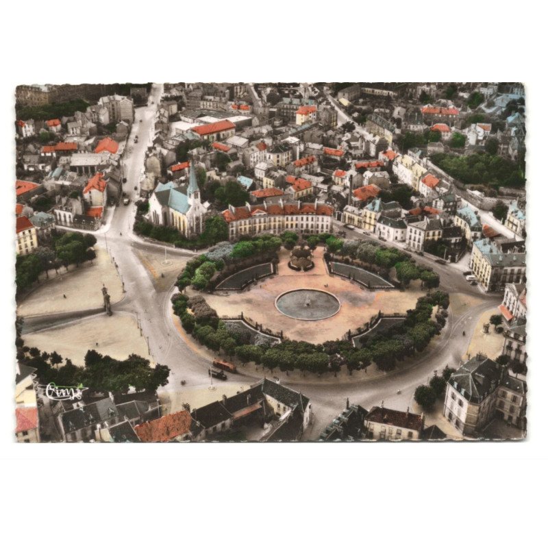 DIJON: place wilson vue aérienne 10X15 - très bon état