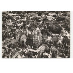 DIJON: l'église saint-michel vue aérienne 10X15 - très bon état