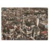DIJON: l'église notre-dame la tour de bar vue aérienne 10X15 - très bon état