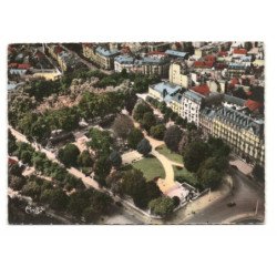 DIJON: jardin darcy vue aérienne 10X15 - très bon état