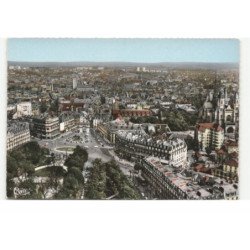 DIJON: vue panoramique, place darcy vue aérienne 10X15 - très bon état