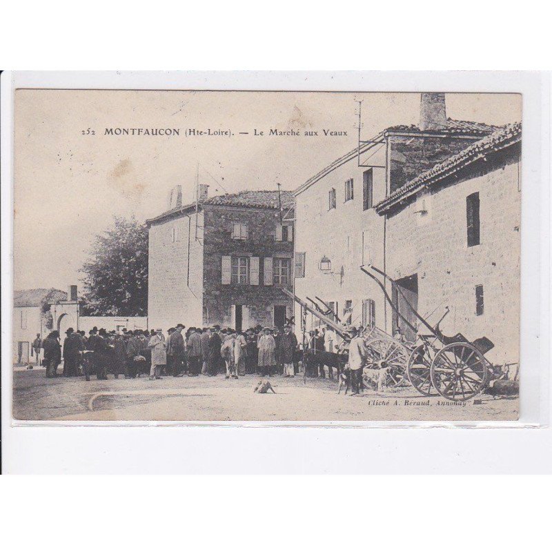 MONTFAUCON: le marché aux veaux - très bon état