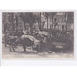 LILLEBONNE: le marché aux bestiaux, côté des vaches - très bon état