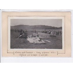 CHEYLARET - CHAUCHAILLES LANGOGNE: aviation 8 photos, les ailes brisées - très bon état