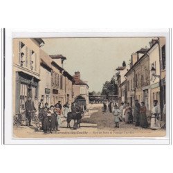 SAINT-GERMAIN-les-COUILLY : rue de paris et passage a niveau - tres bon etat