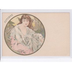 MUCHA ALPHONSE: les mois, 11CPA, il manque le mois de décembre - très bon état