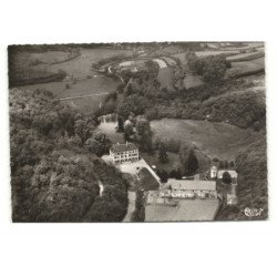 LA MOTTE-TERNANT: château val croissant et dépendances colonie de vacances "terrot" vue aérienne 10X15 - très bon état
