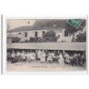 GERMIGNY-L'EVEQUE : la terrasse de l'hotel millet - tres bon etat