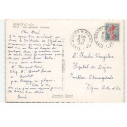 MONTOT: vue générale vue aérienne 10X15 - très bon état