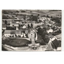MONTIGNY-sur-VINGEANNE: l'église vue aérienne 10X15 - très bon état