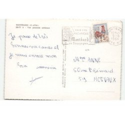 MONTBARD: vue générale vue aérienne 10X15 - très bon état