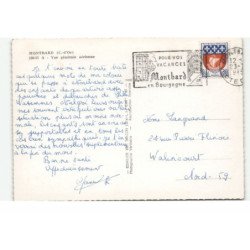 MONTBARD: vue générale vue aérienne 10X15 - très bon état