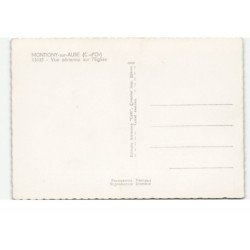 MONTIGNY-sur-AUBE: l'église vue aérienne 10X15 - très bon état