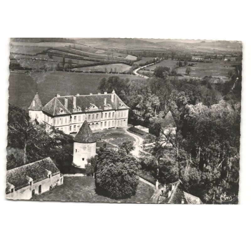 MISSERY: château construit en 1752, surmain de flammerans vue aérienne 10X15 - très bon état