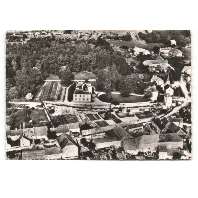 MENETREUX-le-PITOIS: la maison de repos "les enfants du métro" vue aérienne 10X15 - très bon état