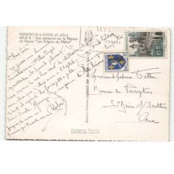 MENETREUX-le-PITOIS: la maison de repos "les enfants du métro" vue aérienne 10X15 - très bon état