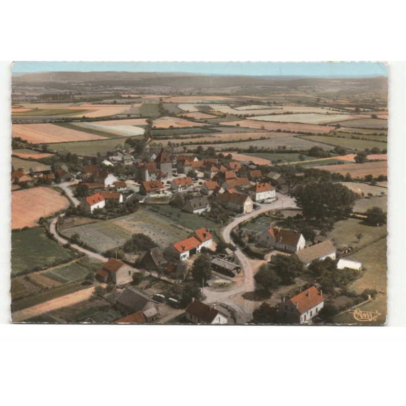 MANLAY: vue générale vue aérienne 10X15 - très bon état