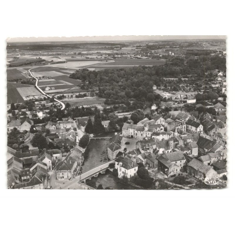 IS-SUR-TILLE: l'ignon vue aérienne 10X15 - très bon état