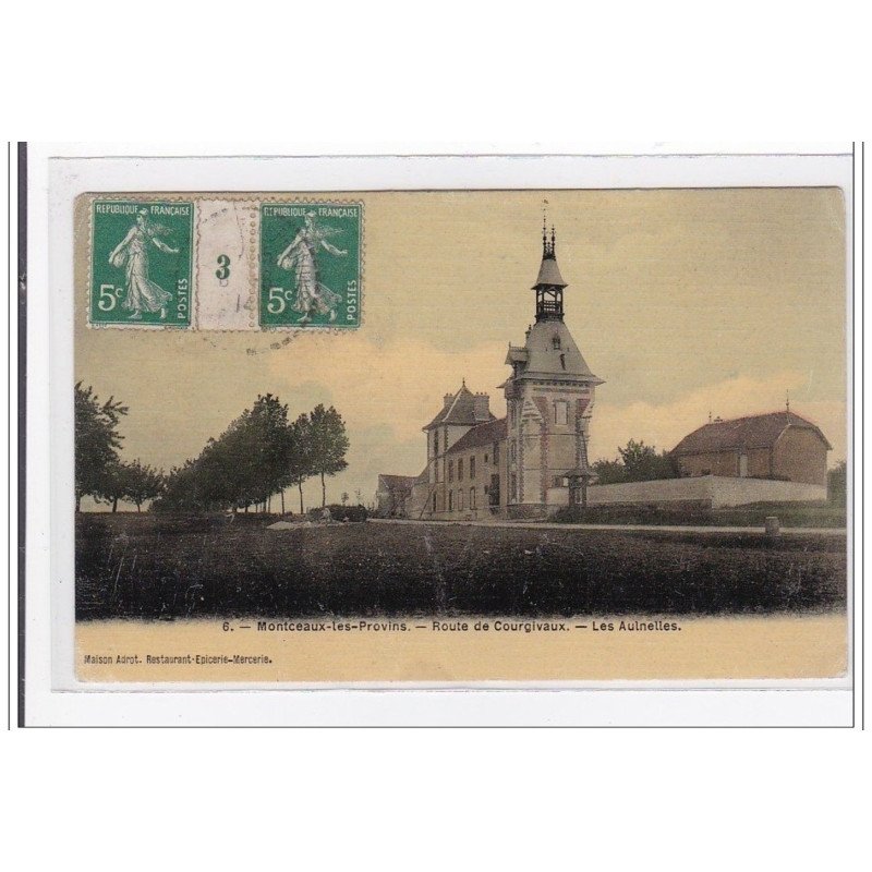 MONTCEAUX-les-PROVINS : route de courgivaux, les aulnelles - tres bon etat
