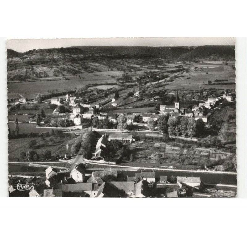 FLEUREY-sur-OUCHE: vue générale vue aérienne 10X15 - très bon état