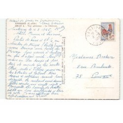 EPOISSES: le château vue aérienne 10X15 - très bon état