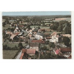 DOMPIERRE-en-MORVAN: le bourg vue aérienne 10X15 - très bon état