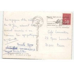 DOMPIERRE-en-MORVAN: le bourg vue aérienne 10X15 - très bon état