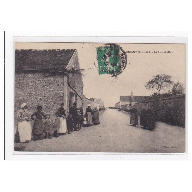 AUBIGNY : la grande rue - tres bon etat