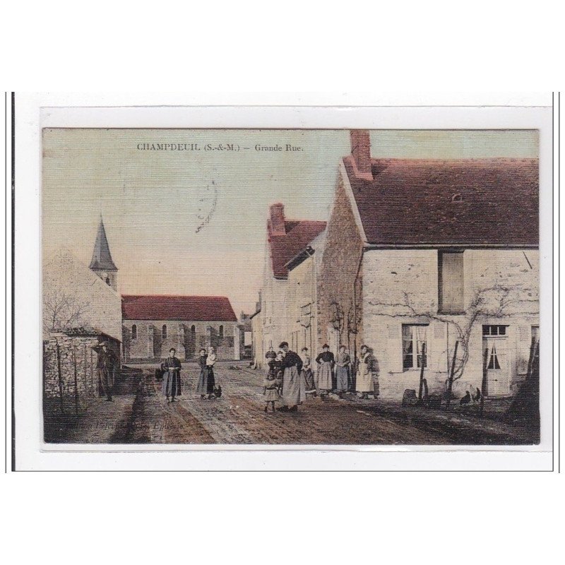 CHAMPDEUIL : grande rue - tres bon etat