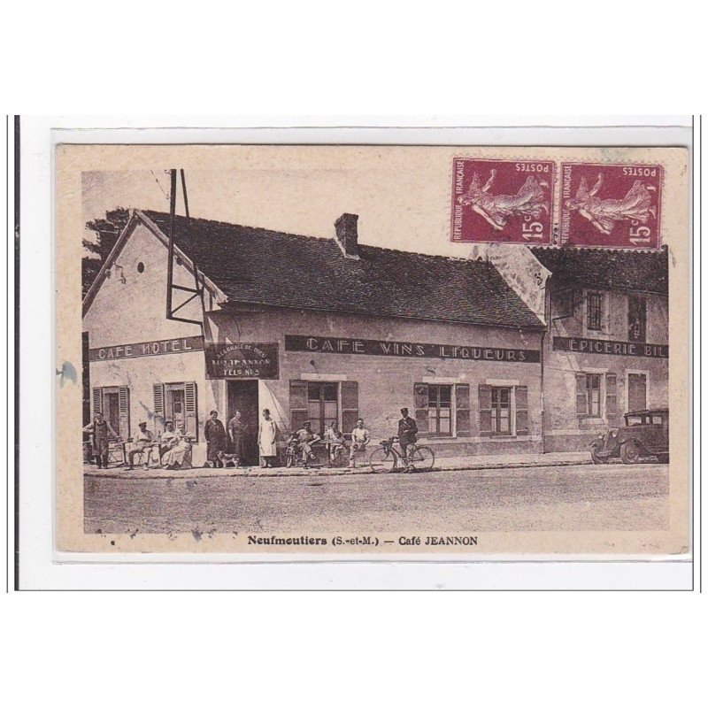 NEUFMOUTIERS : cafe jeannon - tres bon etat
