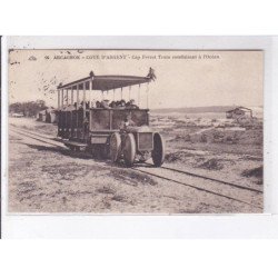 ARCACHON: cap ferret tram conduisant à l'océan, tramway - état