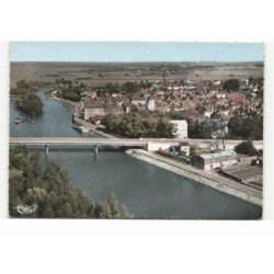 SEURRE: le nouveau pont vue aérienne 10X15 - très bon état